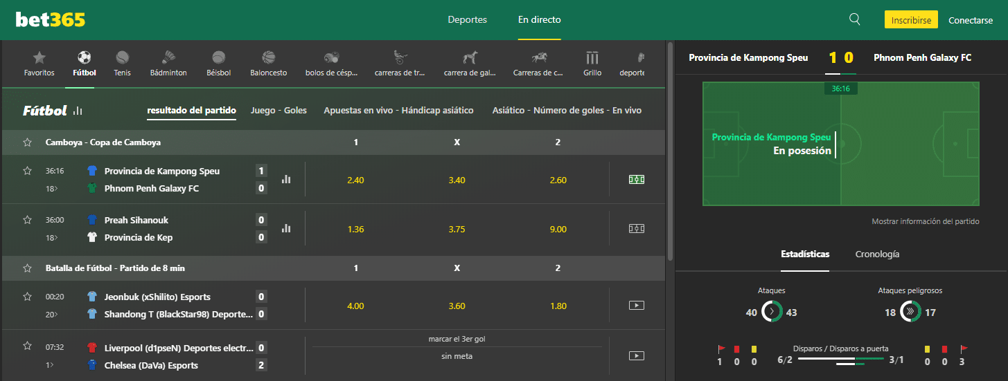 bet365 apuestas en vivo