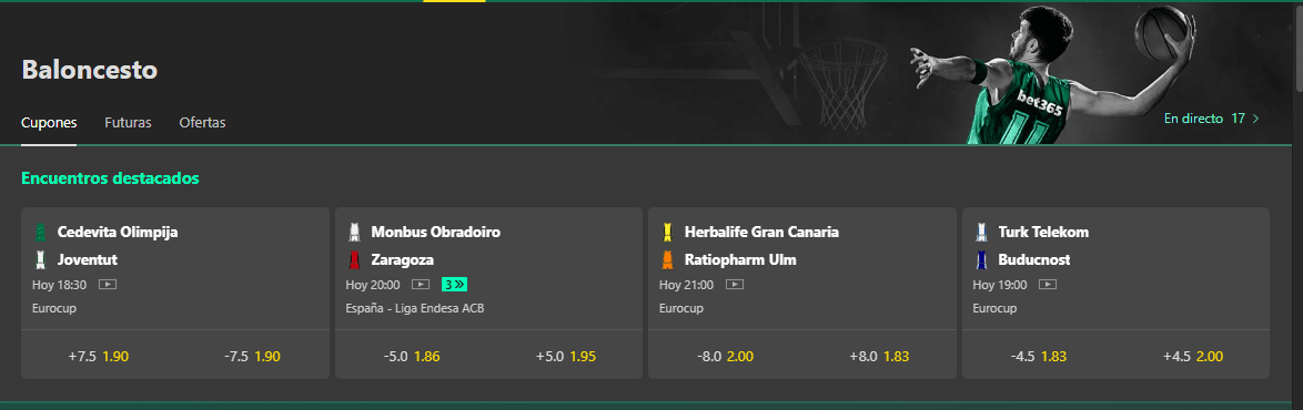 basquet bet365