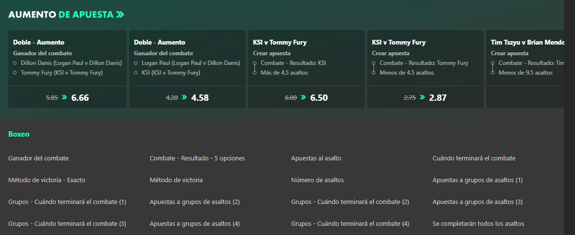 apostar en boxeo en bet365