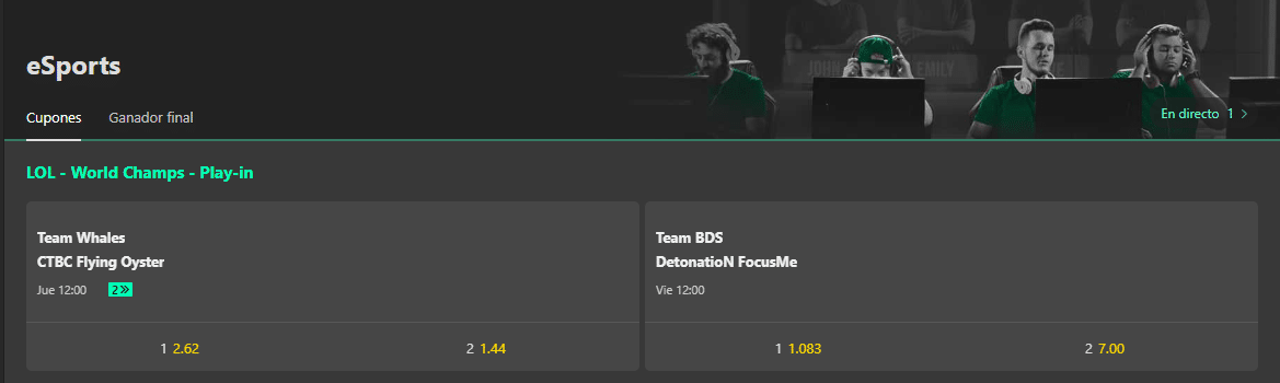 esports bet365