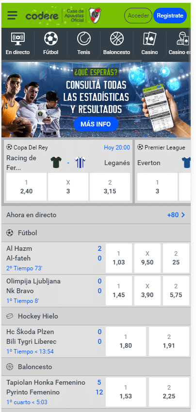 registro codere