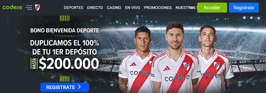 Código promocional Codere-Bono de bienvenida