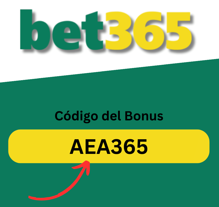 código del bono bet365